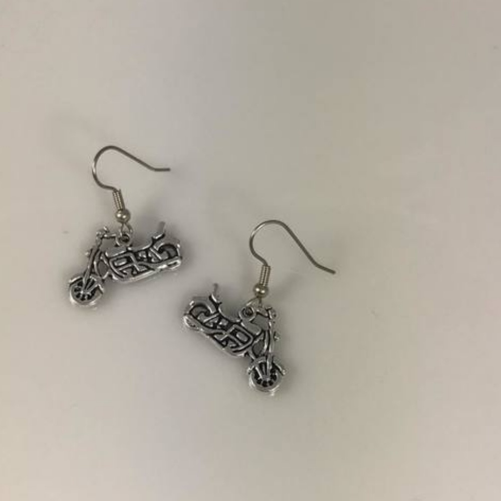 Motorcycle Earrings